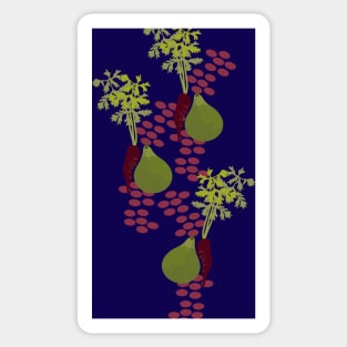 Pears and Carrots Sticker